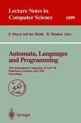 Vorderes Coverbild Automata, Languages and Programming