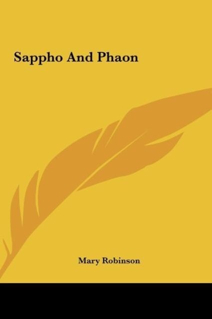 Vorderes Coverbild Sappho And Phaon