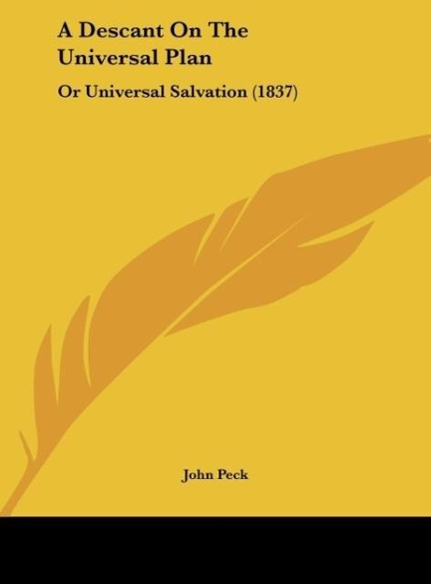 Vorderes Coverbild A Descant On The Universal Plan