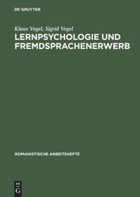 Vorderes Coverbild Lernpsychologie und Fremdsprachenerwerb
