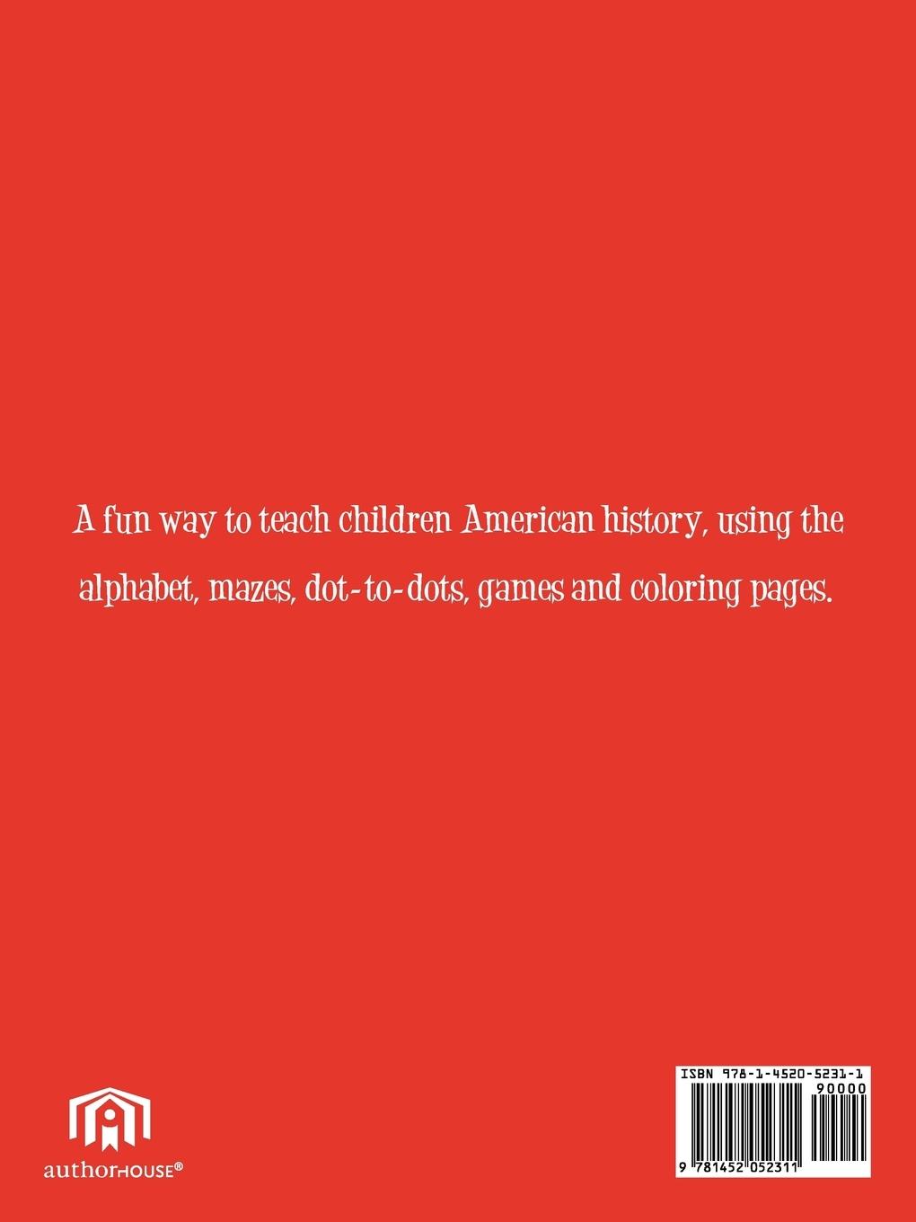 Rückseitencover Alphabet for American Children Coloring Book