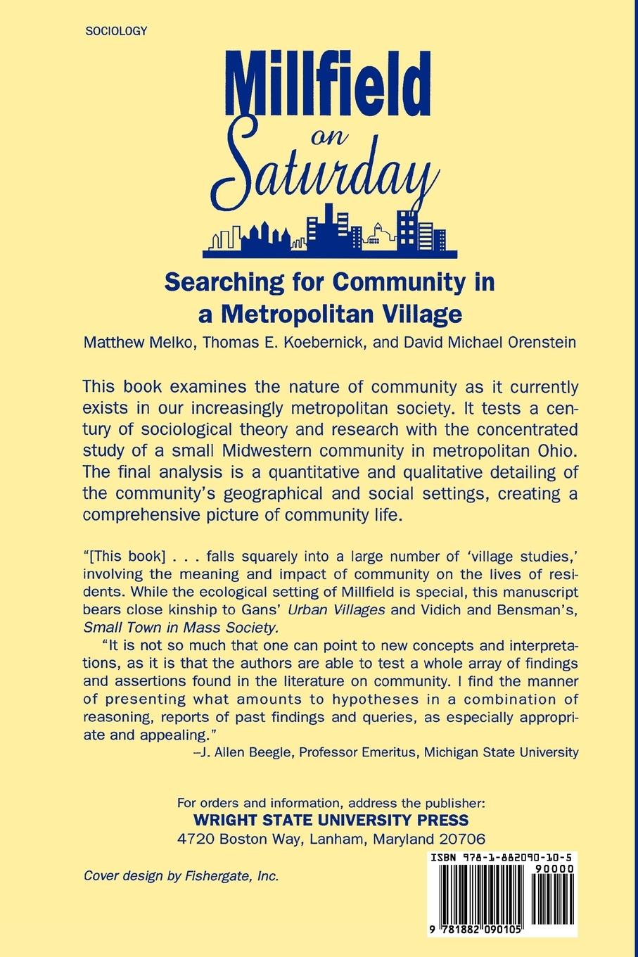 Rückseitencover Millfield on Saturday