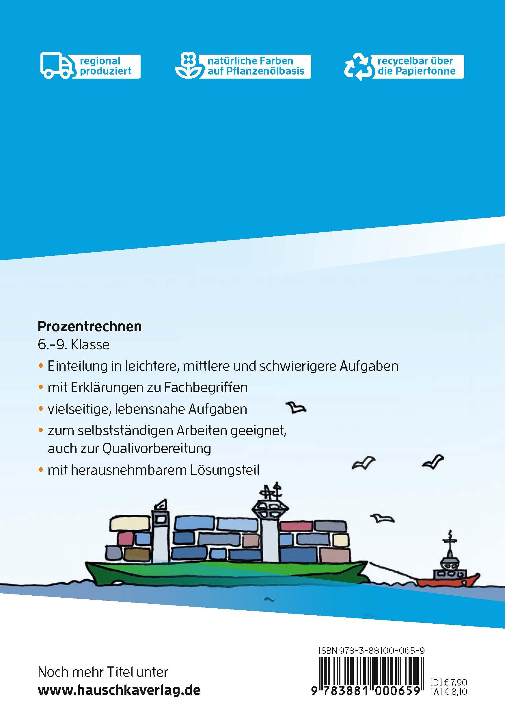 Beispielinhalt (Bild) Prozentrechnen 6.-9. Klasse