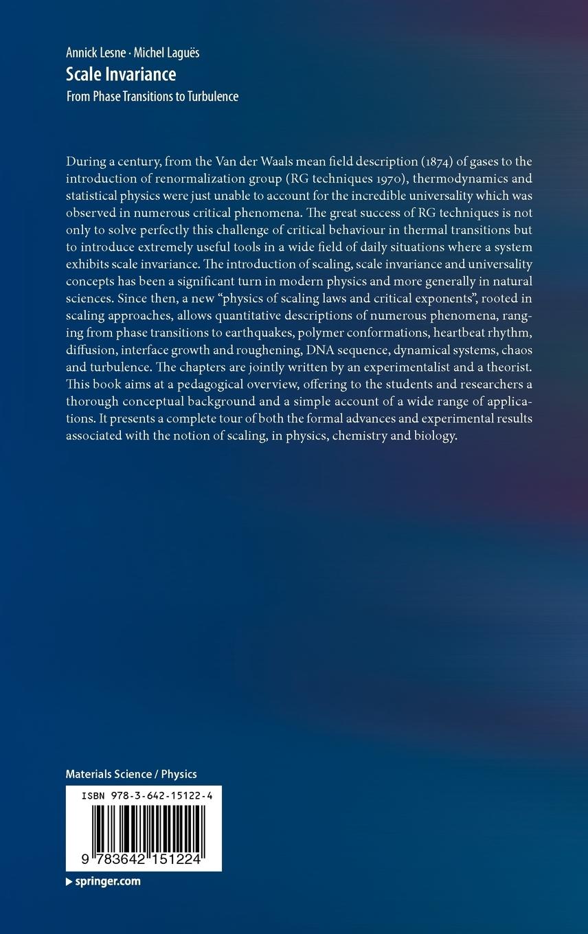 Rückseitencover Scale Invariance