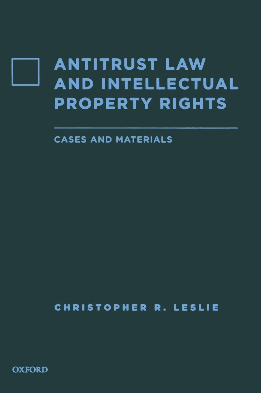 Vorderes Coverbild Antitrust Law and Intellectual Property Rights
