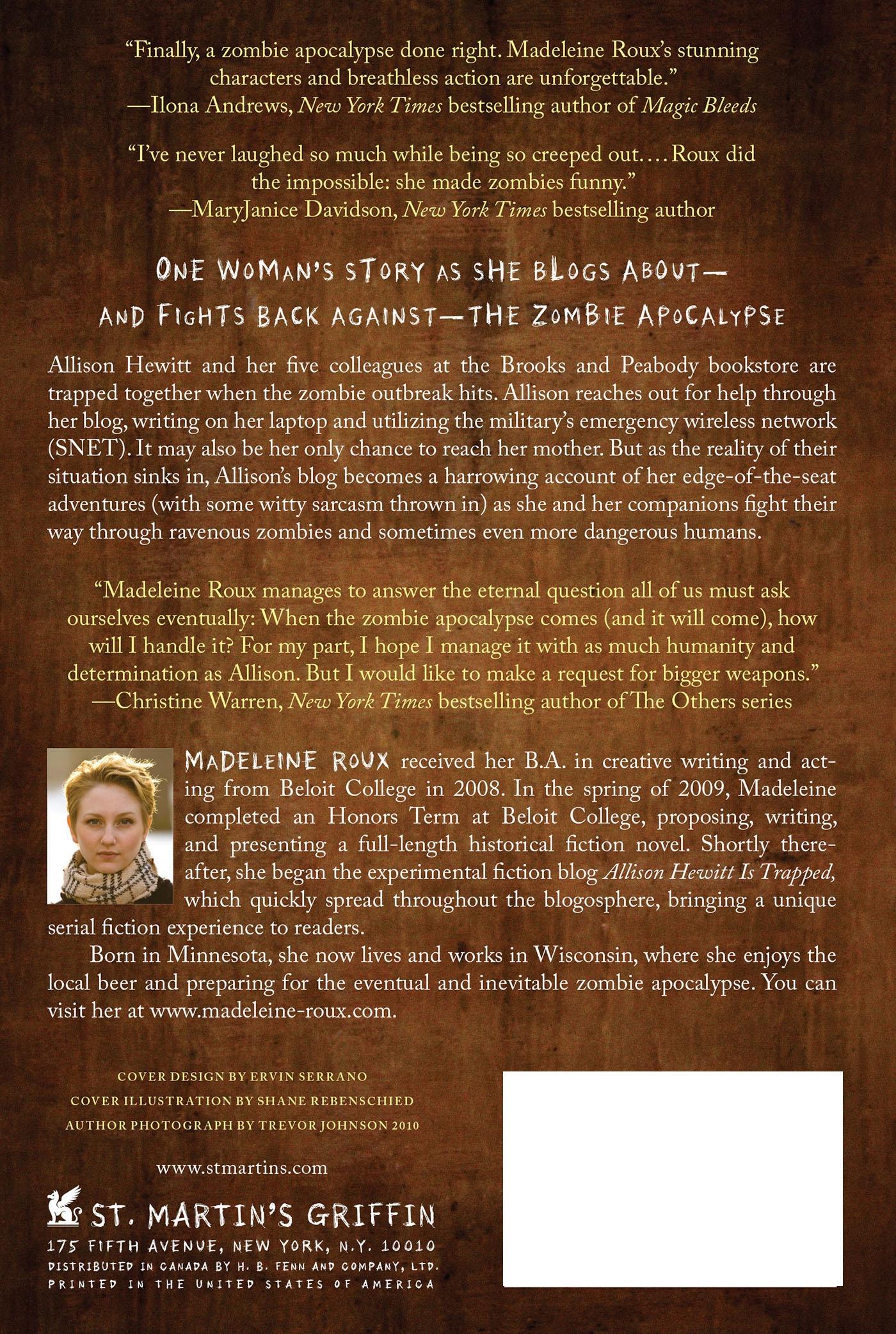 Rückseitencover Allison Hewitt Is Trapped