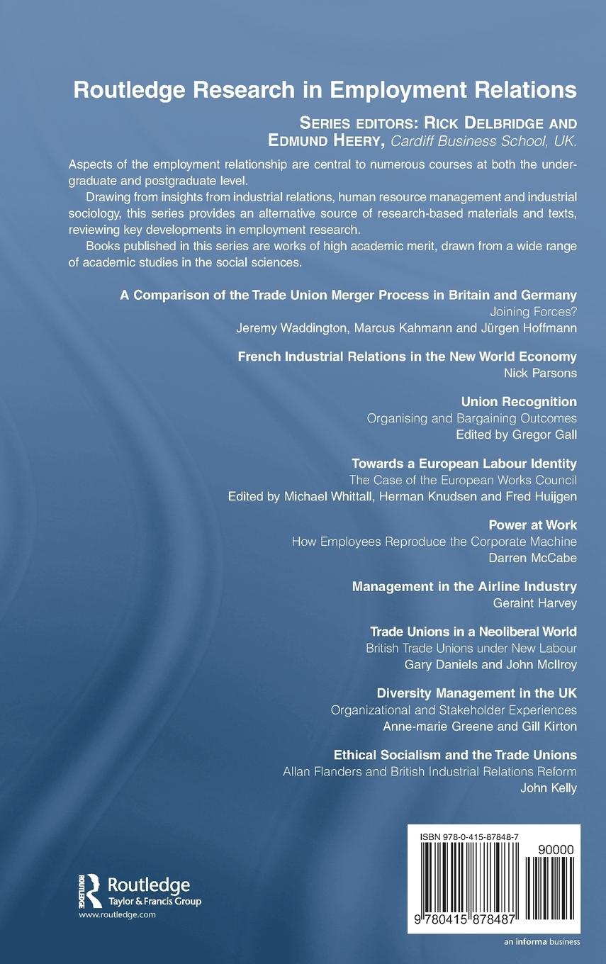 Rückseitencover Ethical Socialism and the Trade Unions