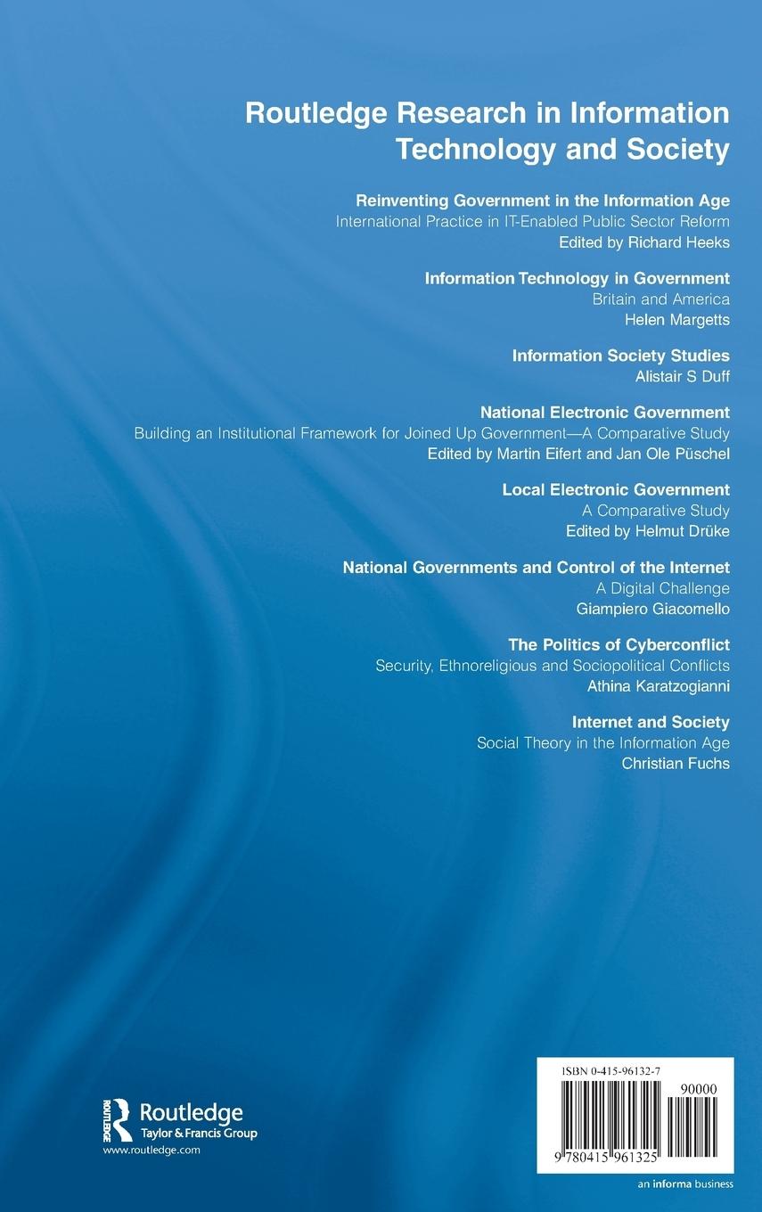 Rückseitencover Internet and Society