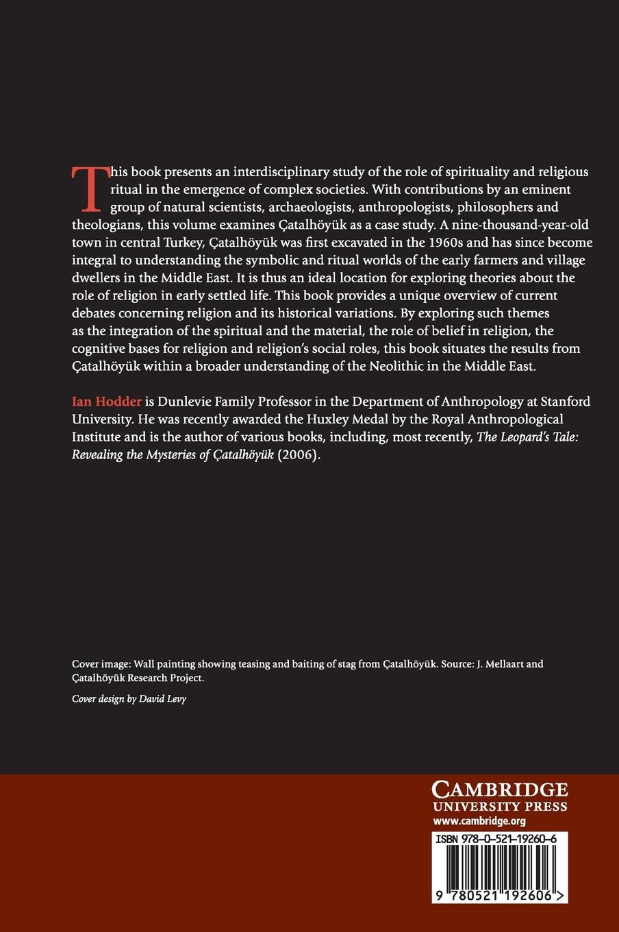 Rückseitencover Religion in the Emergence of Civilization