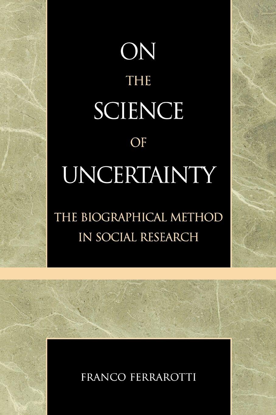 Vorderes Coverbild On the Science of Uncertainty