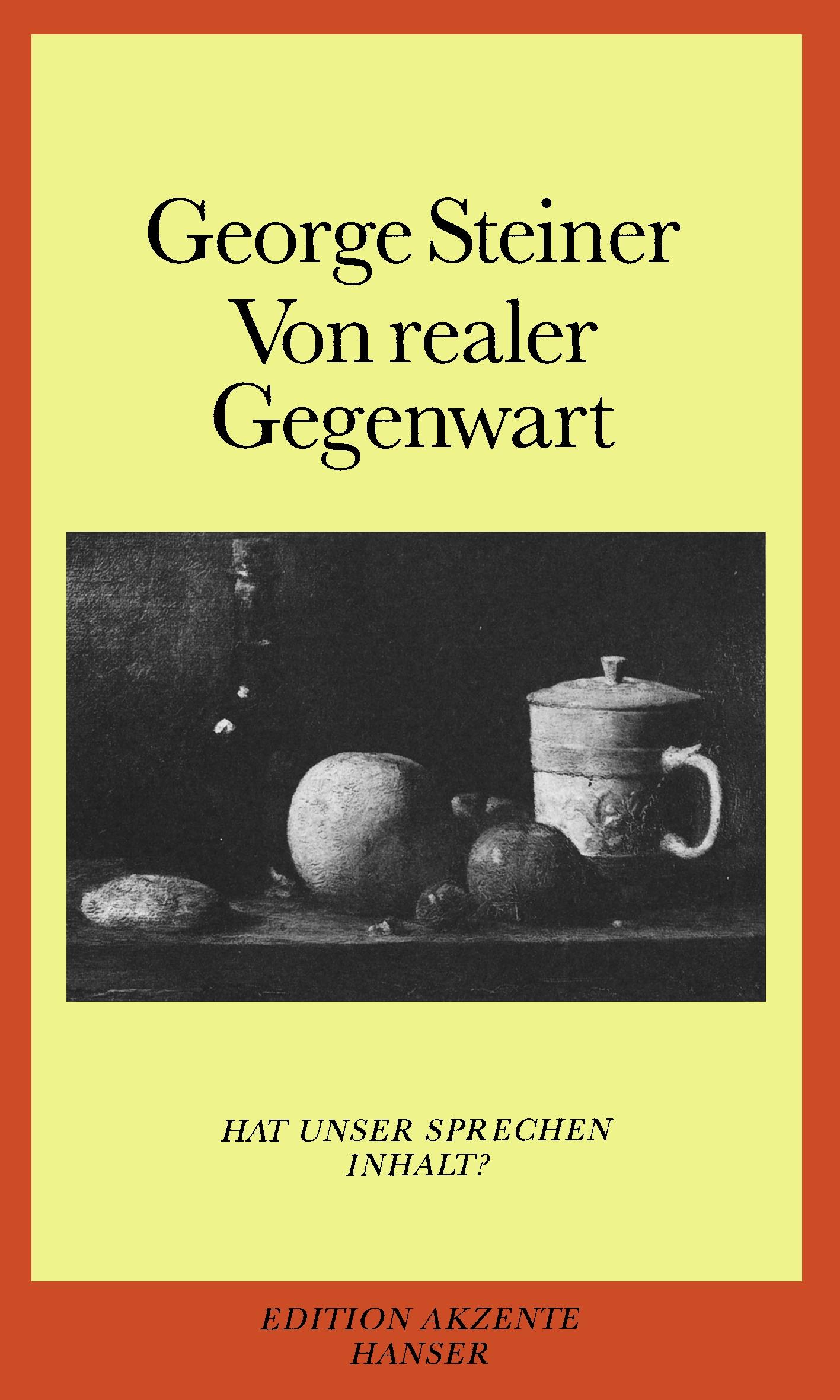 Vorderes Coverbild Von realer Gegenwart