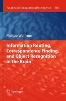Beispielinhalt (Bild) Information Routing, Correspondence Finding, and Object Recognition in the Brain