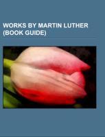 Vorderes Coverbild Works by Martin Luther (Book Guide)