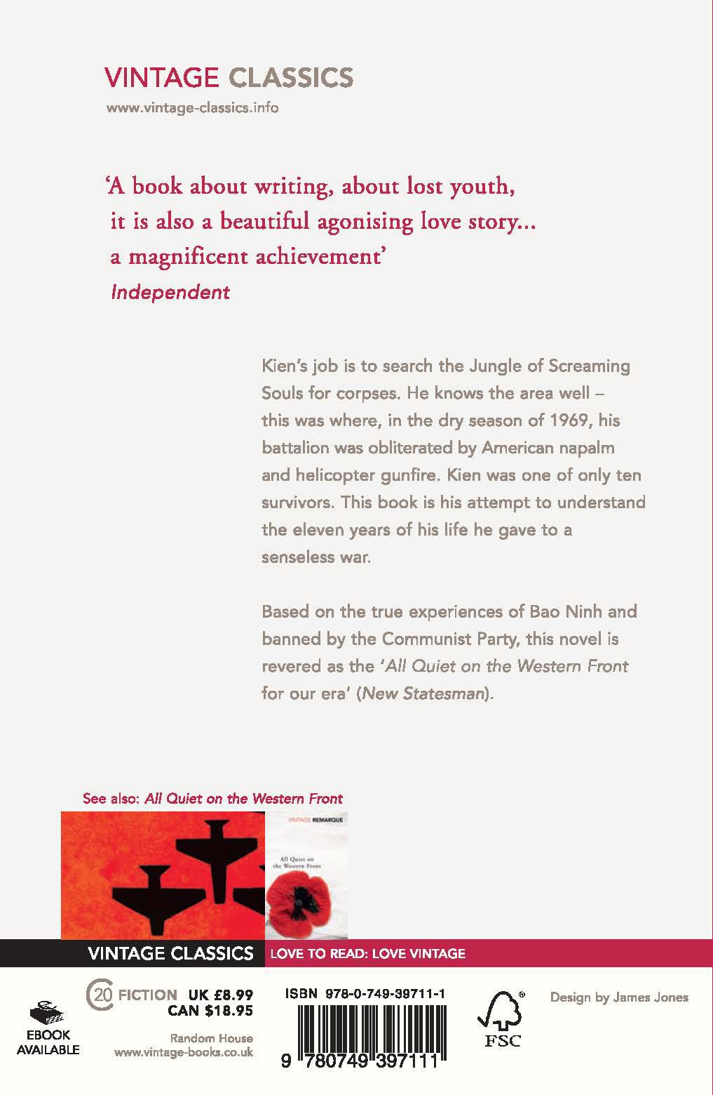 Rückseitencover The Sorrow of War