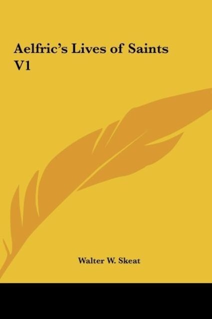 Vorderes Coverbild Aelfric's Lives of Saints V1