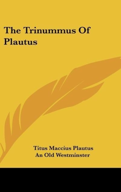 Vorderes Coverbild The Trinummus Of Plautus