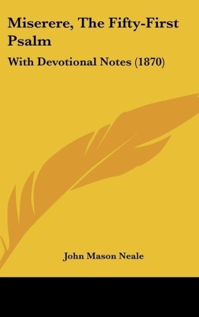 Vorderes Coverbild Miserere, The Fifty-First Psalm
