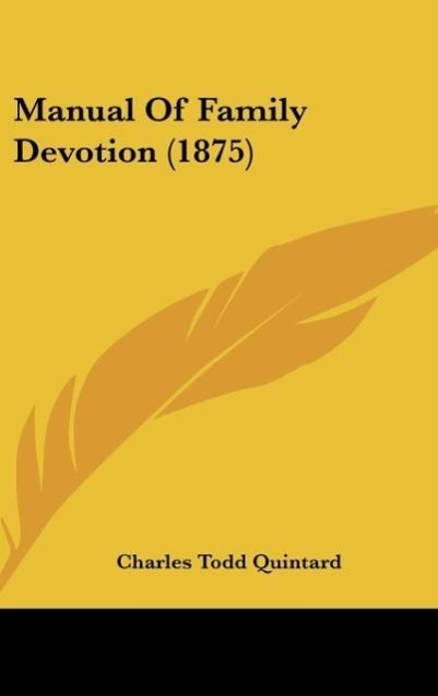 Vorderes Coverbild Manual Of Family Devotion (1875)