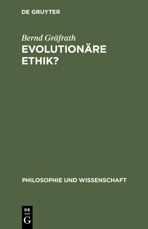 Vorderes Coverbild Evolutionäre Ethik?