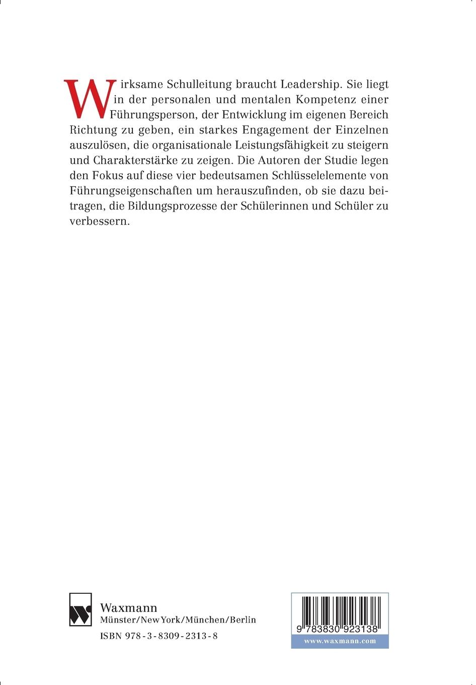 Rückseitencover Schule wirksam leiten