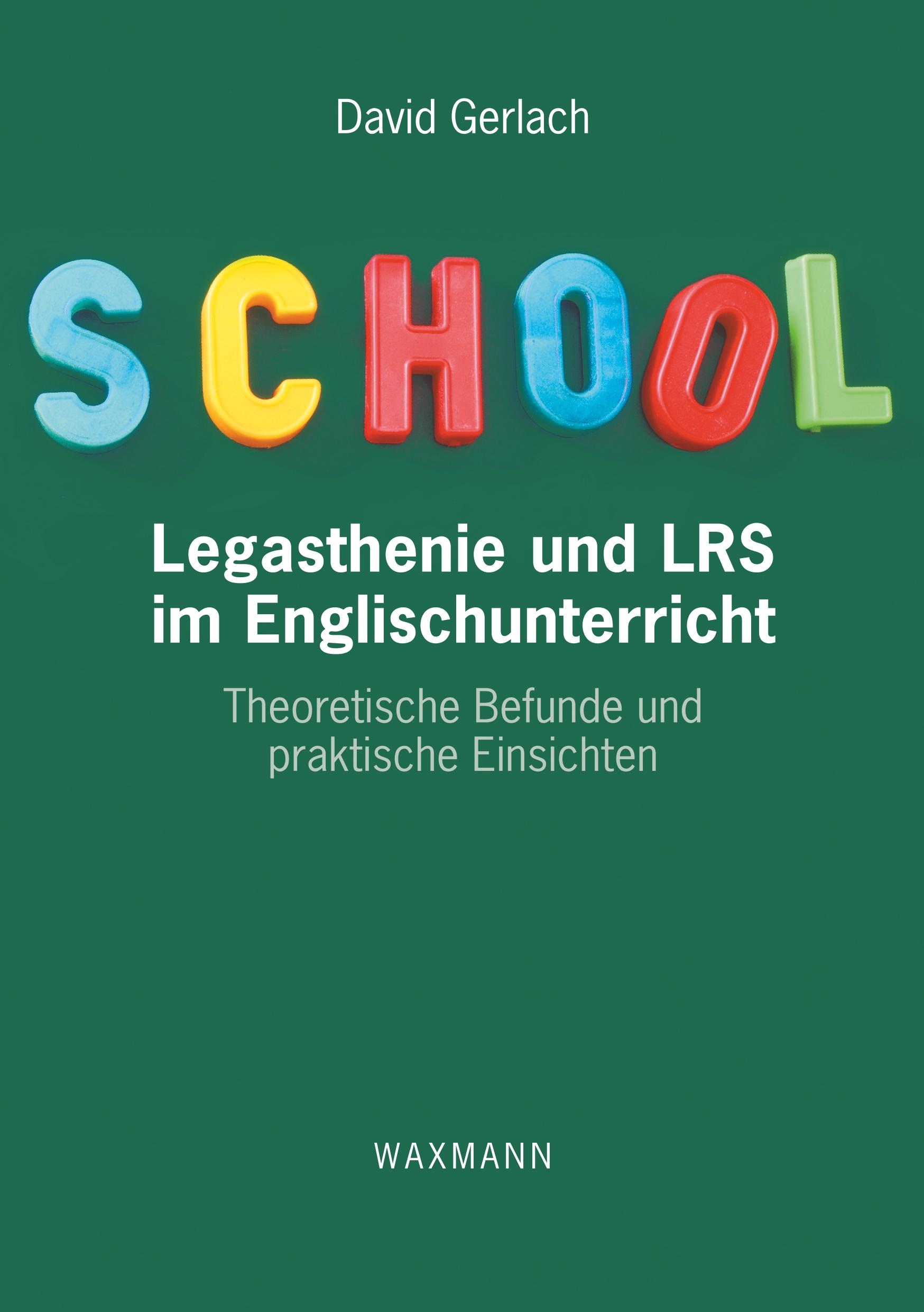 Vorderes Coverbild Legasthenie und LRS im Englischunterricht