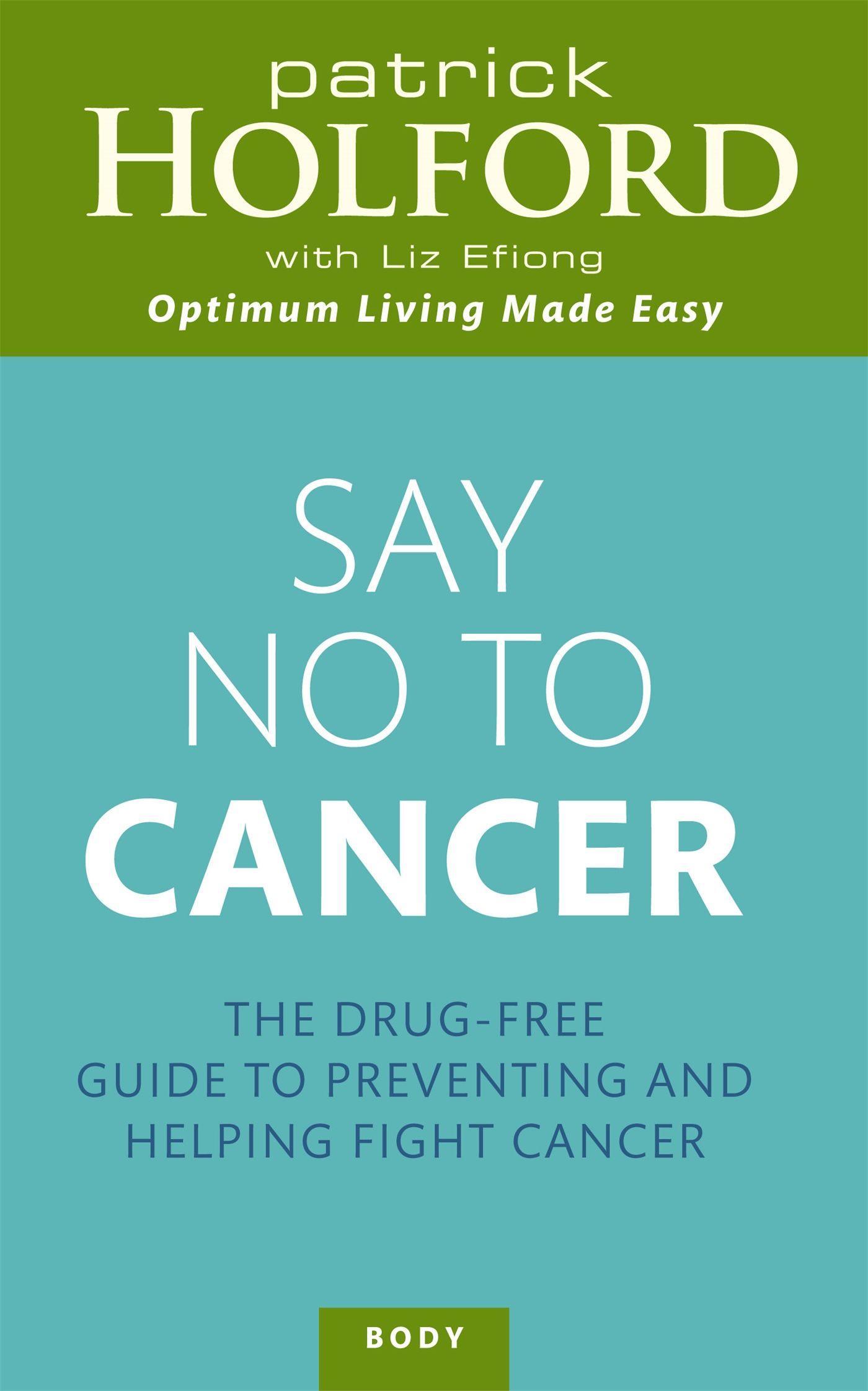 Vorderes Coverbild Say No to Cancer