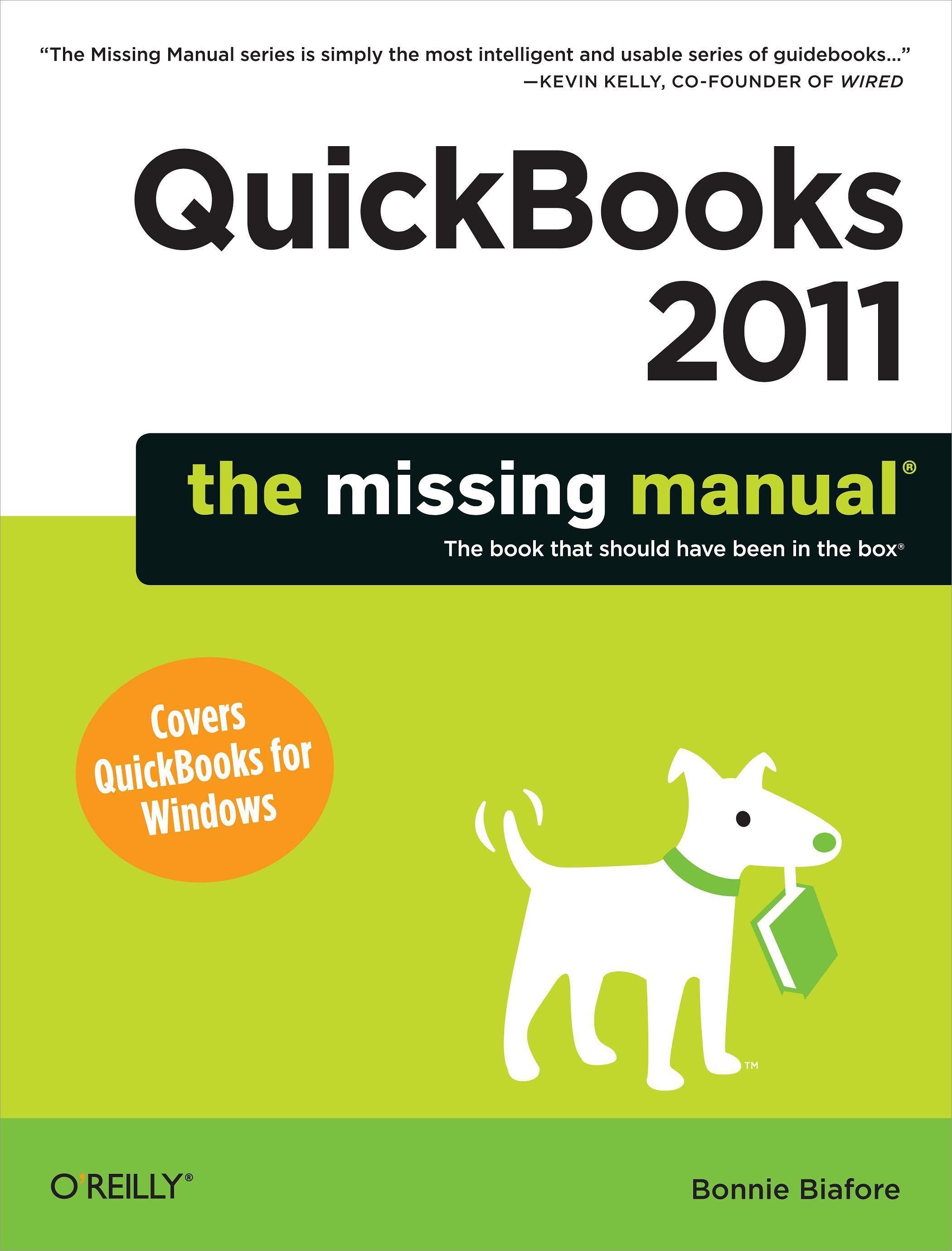 Vorderes Coverbild QuickBooks 2011: The Missing Manual