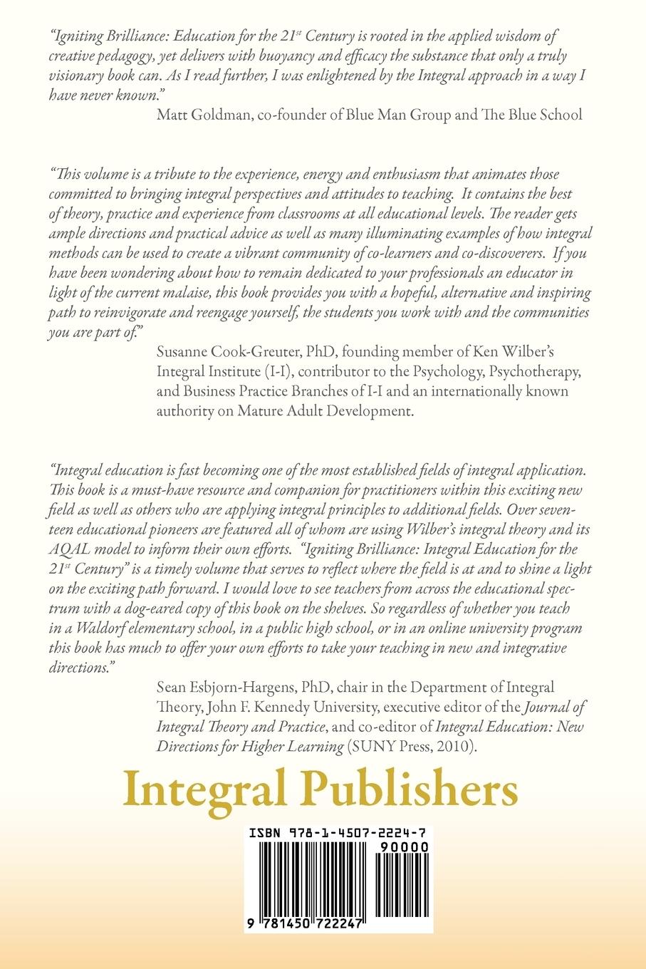 Rückseitencover Igniting Brilliance