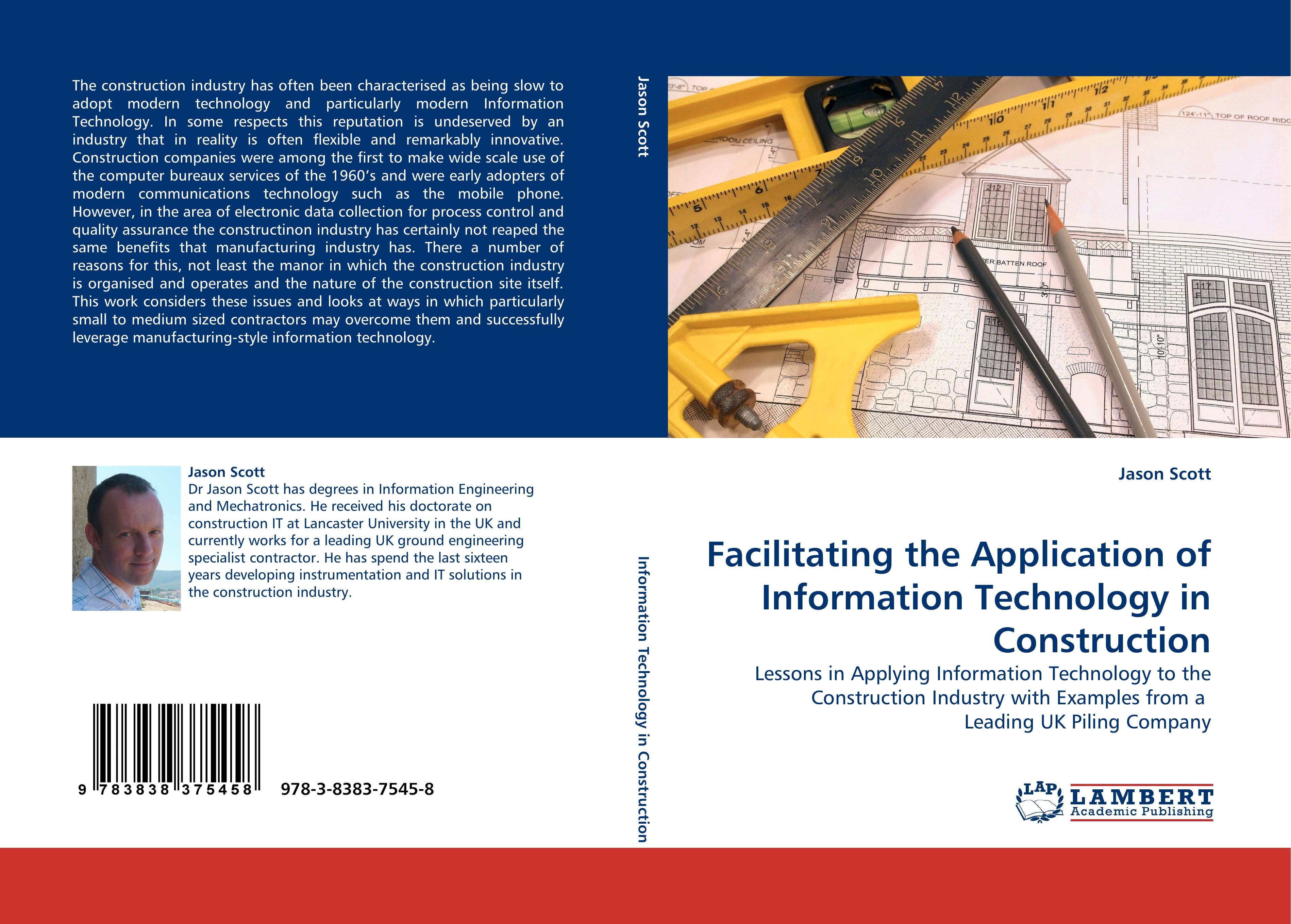 Vorderes Coverbild Facilitating the Application of Information Technology in Construction
