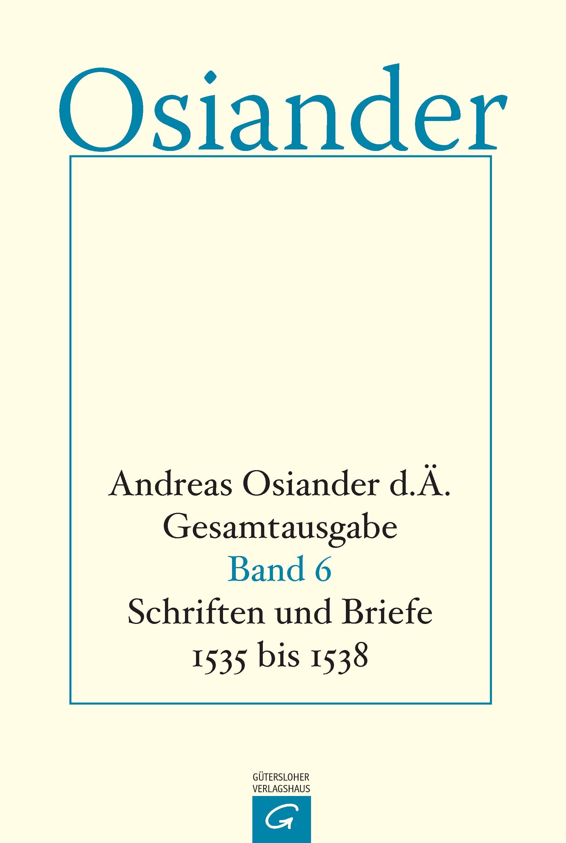 Vorderes Coverbild Schrifte und Briefe 1535 bis 1538