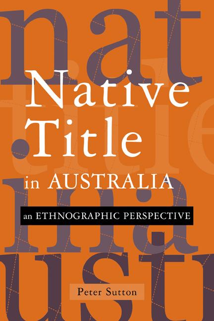 Vorderes Coverbild Native Title in Australia