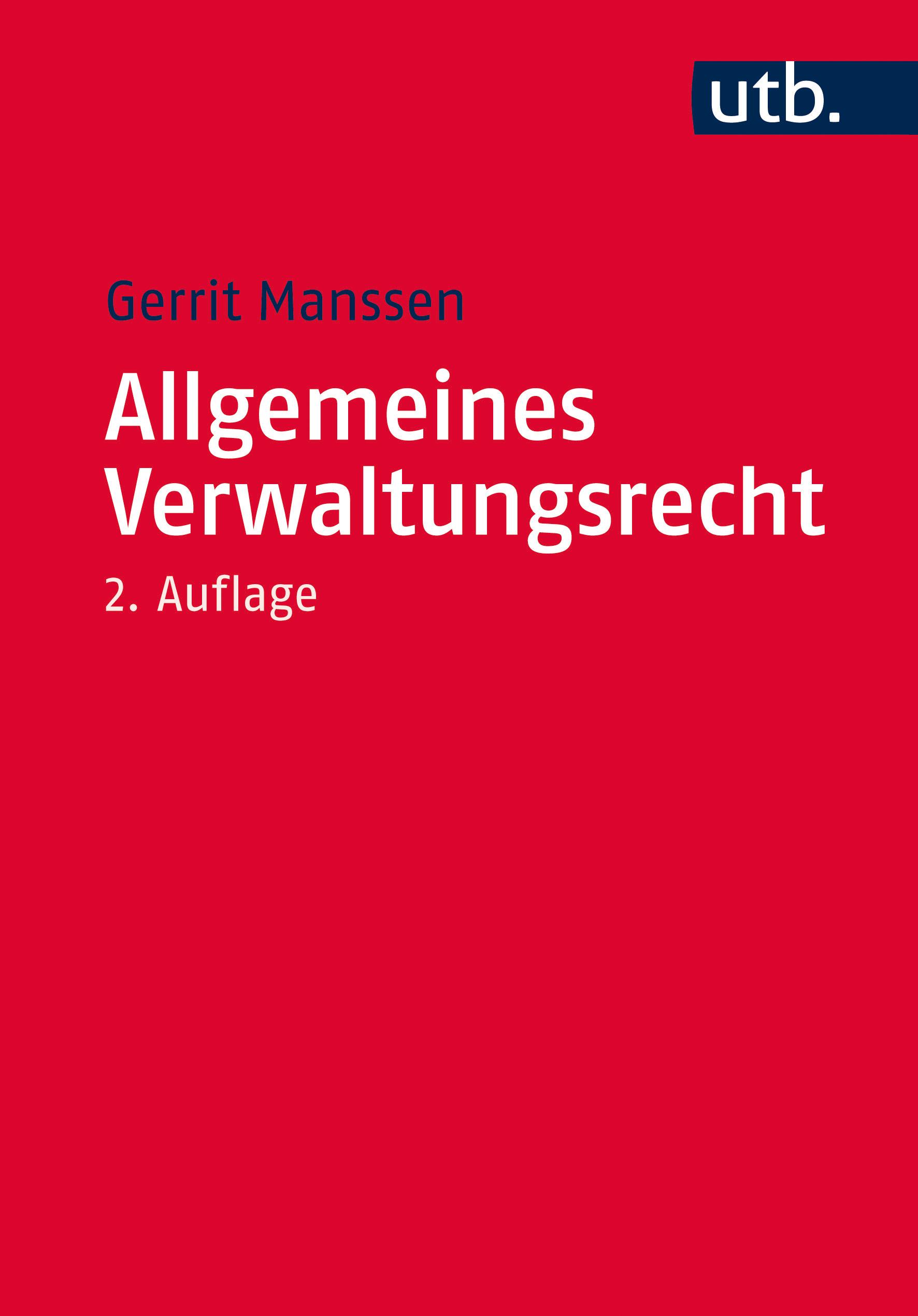 Vorderes Coverbild Allgemeines Verwaltungsrecht