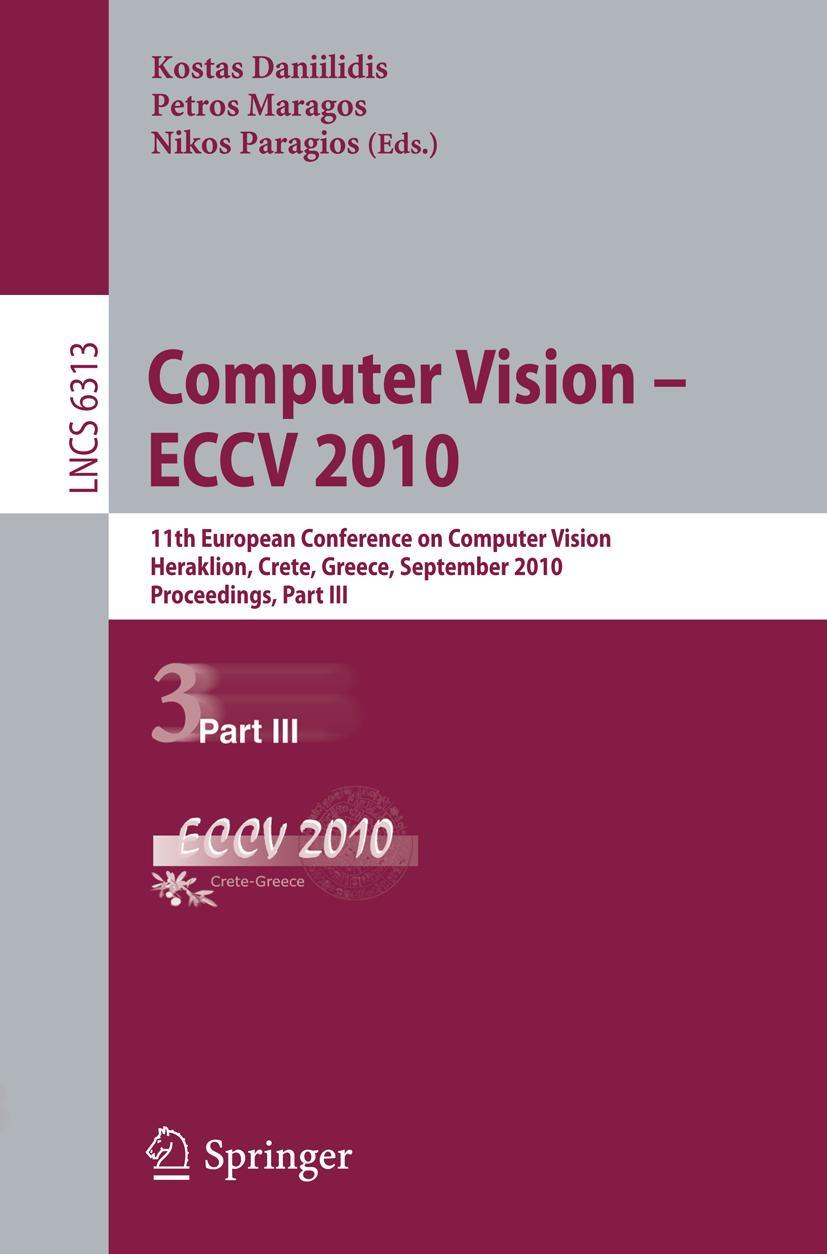 Vorderes Coverbild Computer Vision -- ECCV 2010