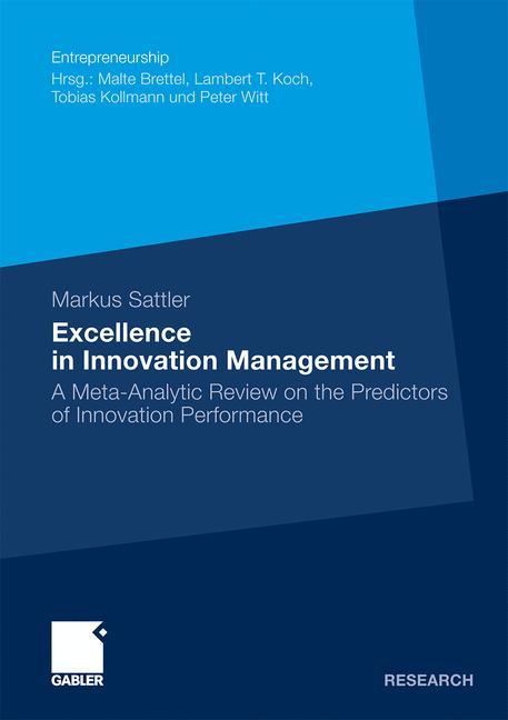 Vorderes Coverbild Excellence in Innovation Management