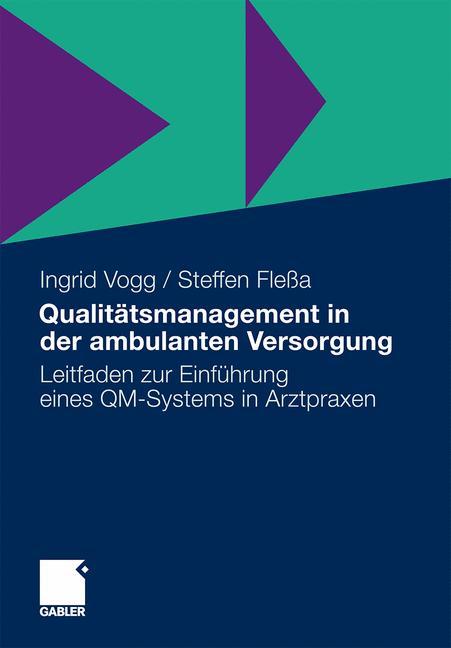 Vorderes Coverbild Qualitätsmanagement in der ambulanten Versorgung