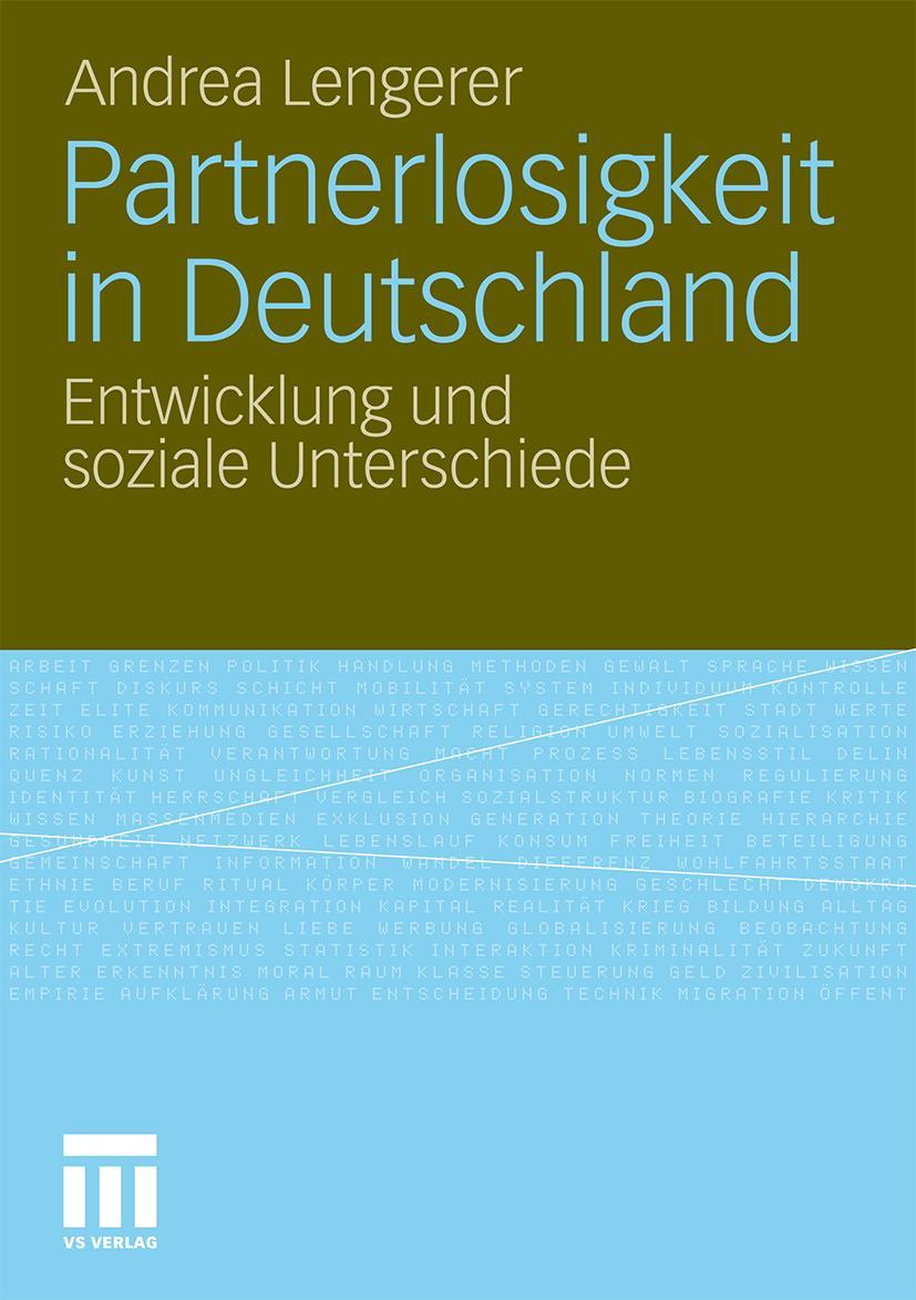 Vorderes Coverbild Partnerlosigkeit in Deutschland