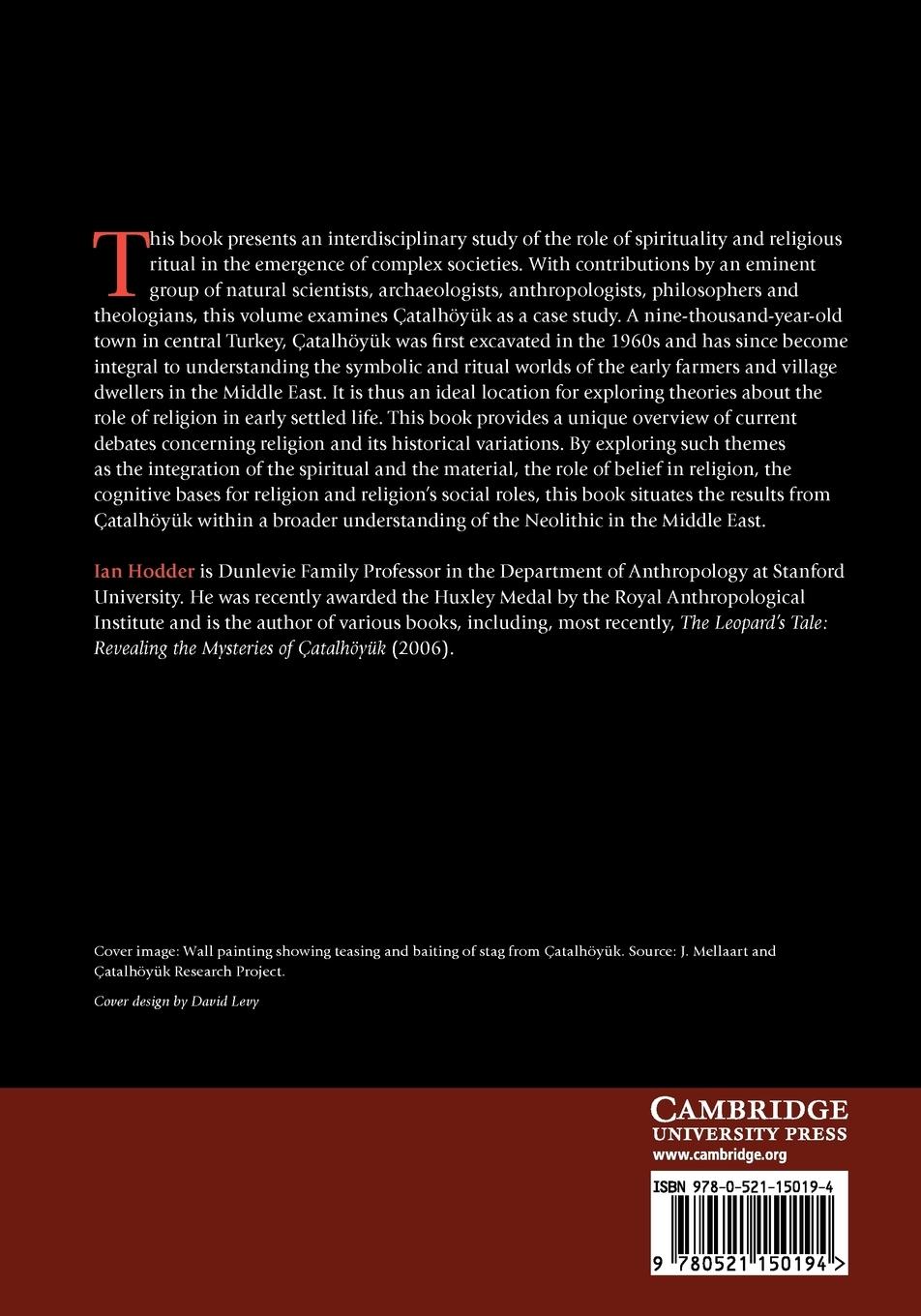 Rückseitencover Religion in the Emergence of Civilization