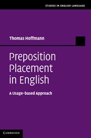 Vorderes Coverbild Preposition Placement in English