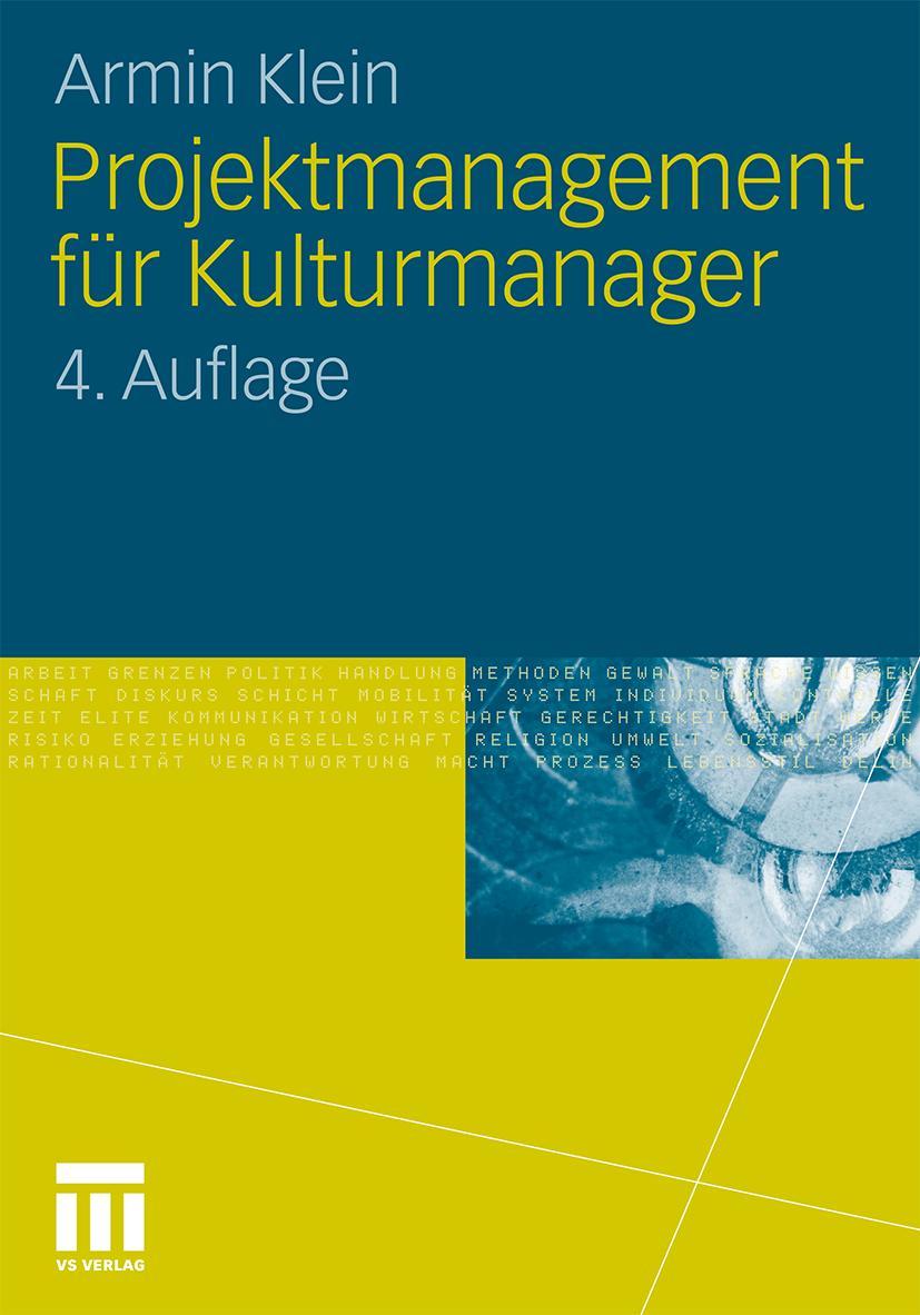 Vorderes Coverbild Projektmanagement für Kulturmanager