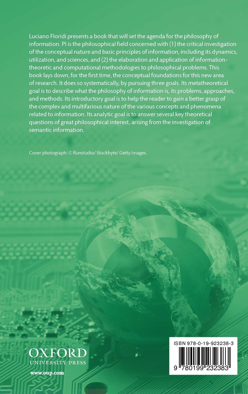 Rückseitencover The Philosophy of Information