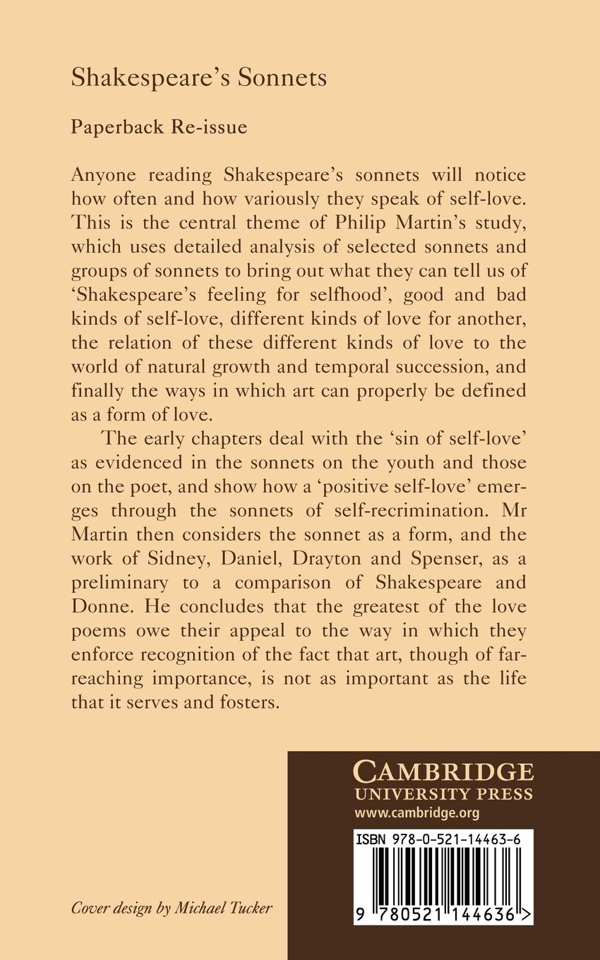 Rückseitencover Shakespeare's Sonnets