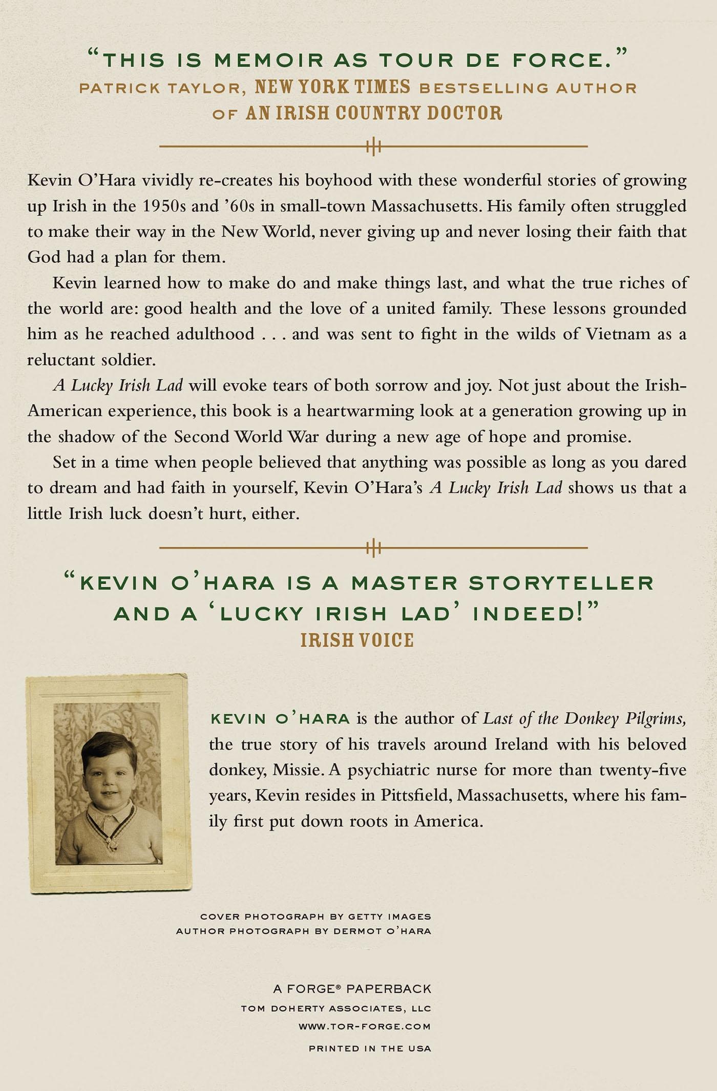 Rückseitencover A Lucky Irish Lad