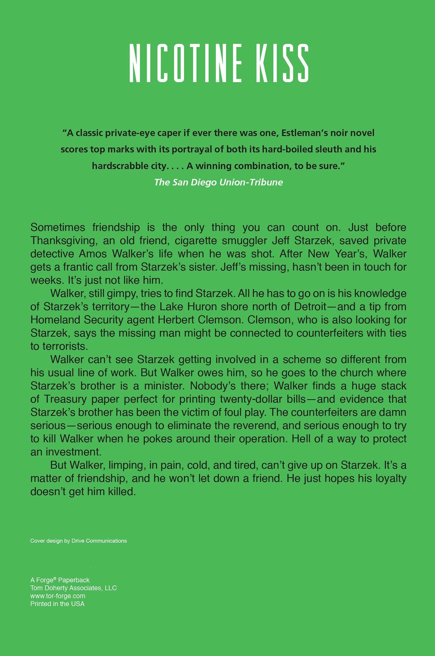 Rückseitencover Nicotine Kiss