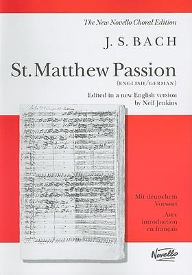 Vorderes Coverbild St. Matthew Passion