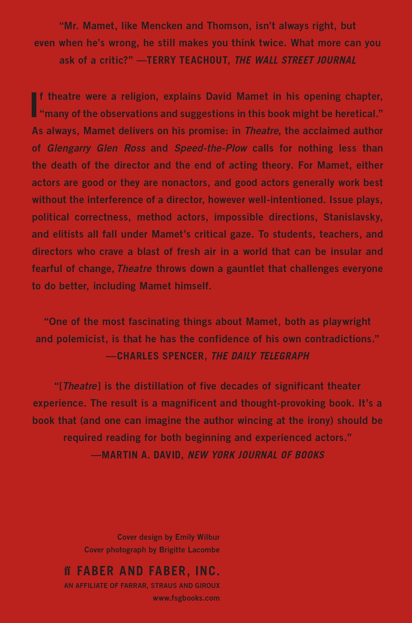 Rückseitencover Theatre