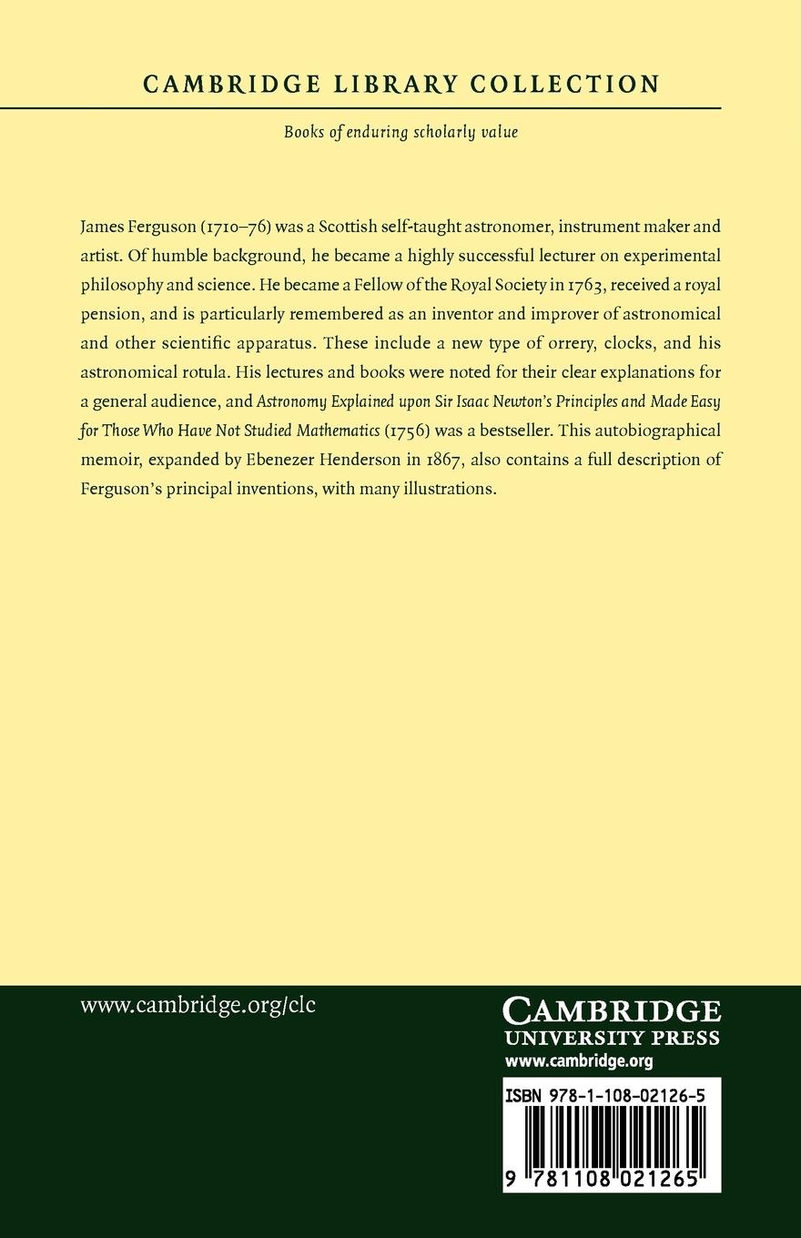 Rückseitencover Life of James Ferguson, F. R. S.
