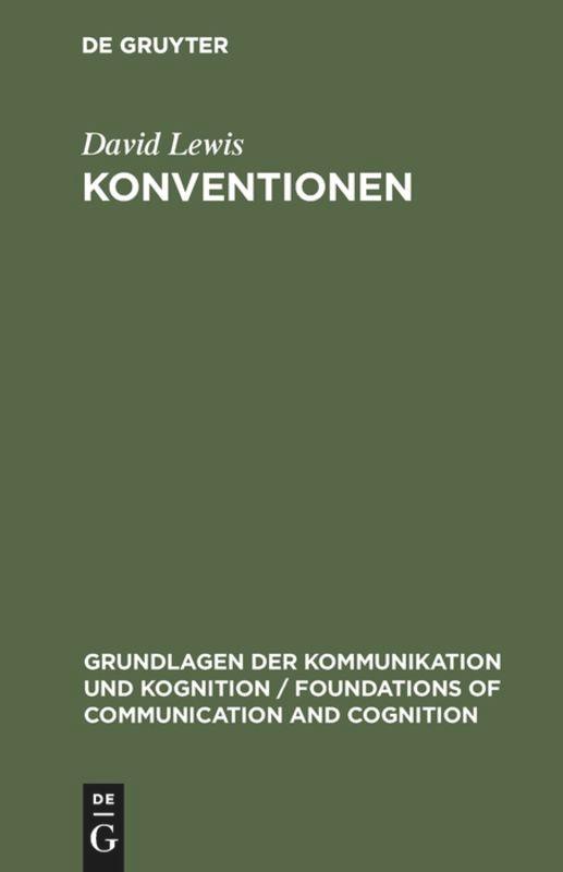 Vorderes Coverbild Konventionen