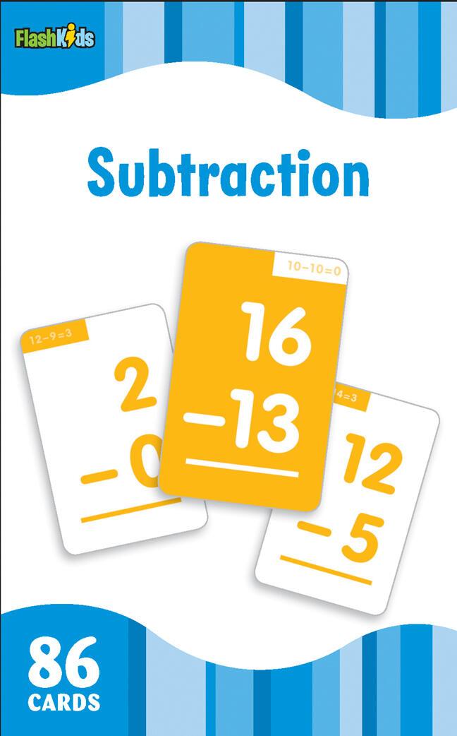 Vorderes Coverbild Subtraction Flash Cards