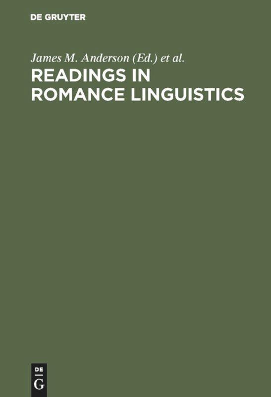 Vorderes Coverbild Readings in Romance Linguistics