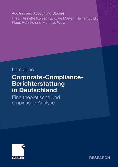 Vorderes Coverbild Corporate-Compliance-Berichterstattung in Deutschland